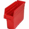 Containers & Organizers * | Plastic Nesting Storage Shelf Bin Qsb801 4-3/8"W X 11-5/8"D X 8"H Red Pkg Qty 36