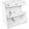 Containers & Organizers * | Trippnt White Pvc Top Loader Workstation, 13"W X 8"D X 12"H