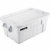 Containers & Organizers * | Rubbermaid 14 Gallon Brute Tote With Lid Fg9S3000Wht 27-1/2 X 16-3/4 X 10-3/4 White Pkg Qty 6