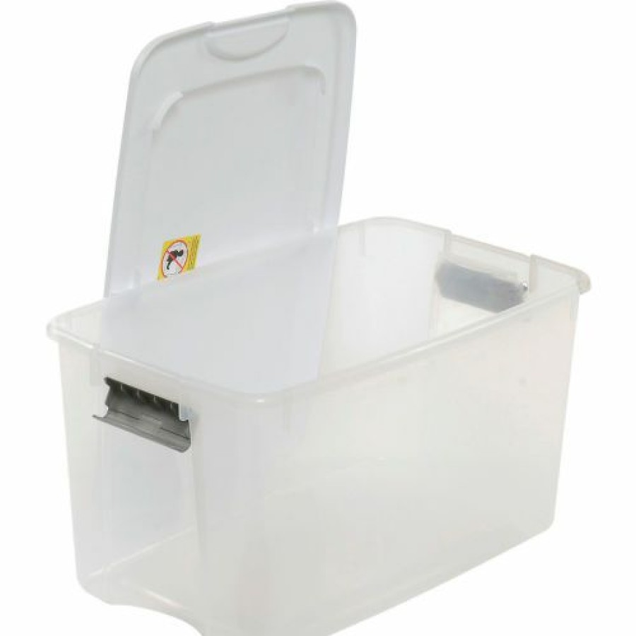 Containers & Organizers * | Sterilite 19889804 Clear Storage Tote With Lid 70 Quart 26-1/8 16-1/4 13-1/2 Pkg Qty 4