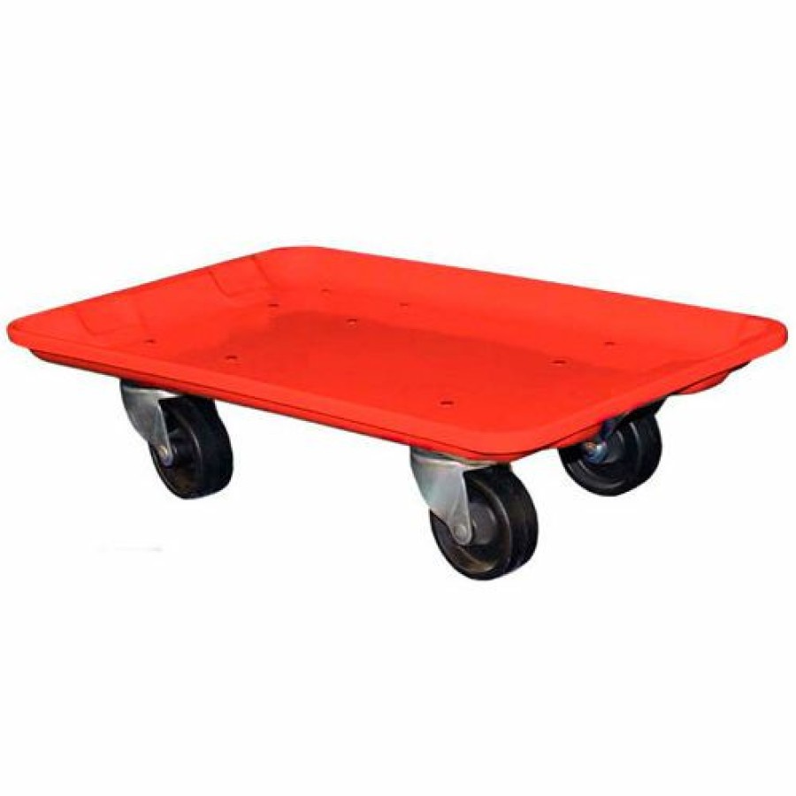 Containers & Organizers * | Mfg Tray Molded Fiberglass Toteline Dolly 780438 For 20-1/2" X 12-7/8" X 8" Tote, Red