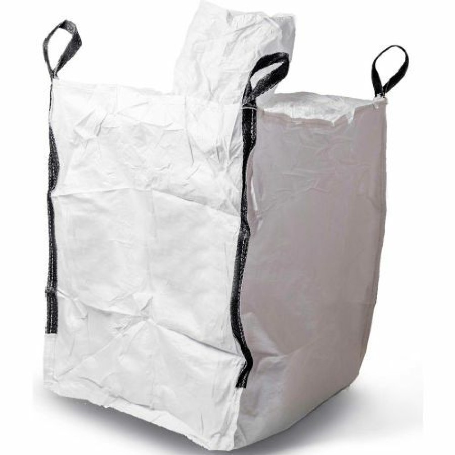 Containers & Organizers * | Shoptough Commercial Fibc Bulk Bags Spout Top, Spout Bottom 3000 Lbs Uncoated Pp, 35 X 35 X 70 Pack Of 5