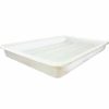 Containers & Organizers * | Shirley K'S Storage Trays 220Pn Plastic Nesting Tote, Fda-Usda, 20-1/2"X13-1/2"X2", Natural White