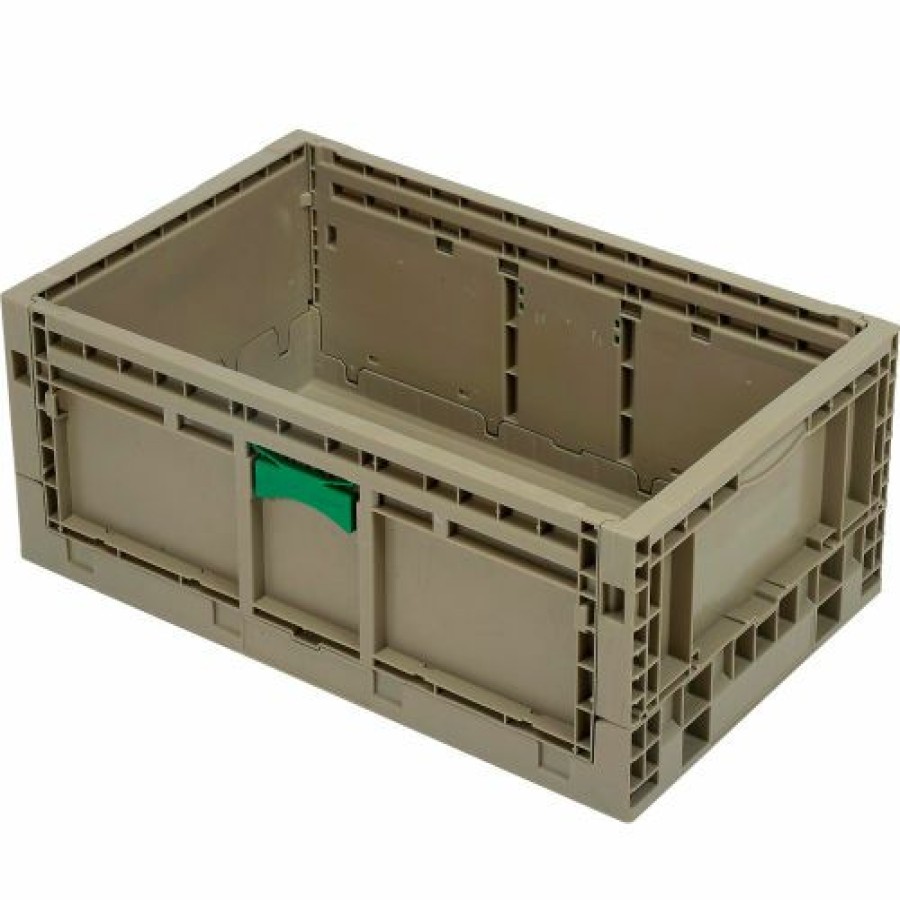 Containers & Organizers * | Monoflo Folding Transport Container Kd2415-09 23-15/16"L X 15"W X 9-1/2"H Gray