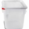 Containers & Organizers * | Araven 91863 Food Storage Container W/Lid, Polycarbonate, 8.4 Qt., Colorclip , Transparent Pkg Qty 6