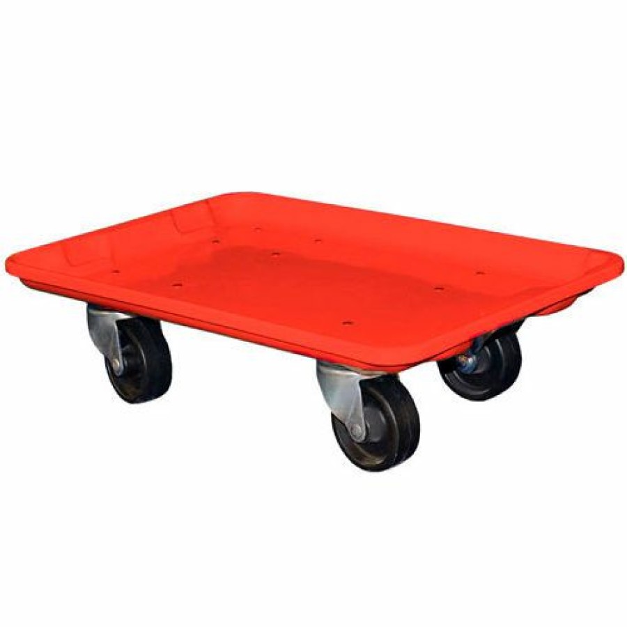 Containers & Organizers * | Mfg Tray Molded Fiberglass Toteline Dolly 780338 For 19-3/4" X 12-1/2" X 6" Tote, Red