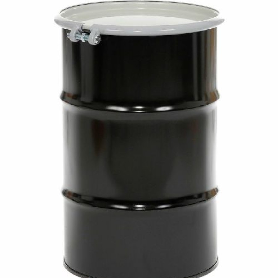 Containers & Organizers * | Global Industrial Carbon Steel Drum 30 Gallon Open Head With Epoxy Phenolic Lining