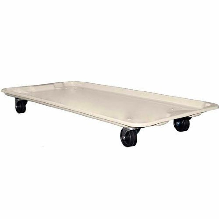 Containers & Organizers * | Mfg Tray Molded Fiberglass Dolly 780138 For 42-1/2" X 20" X 14-1/4" Tote, White