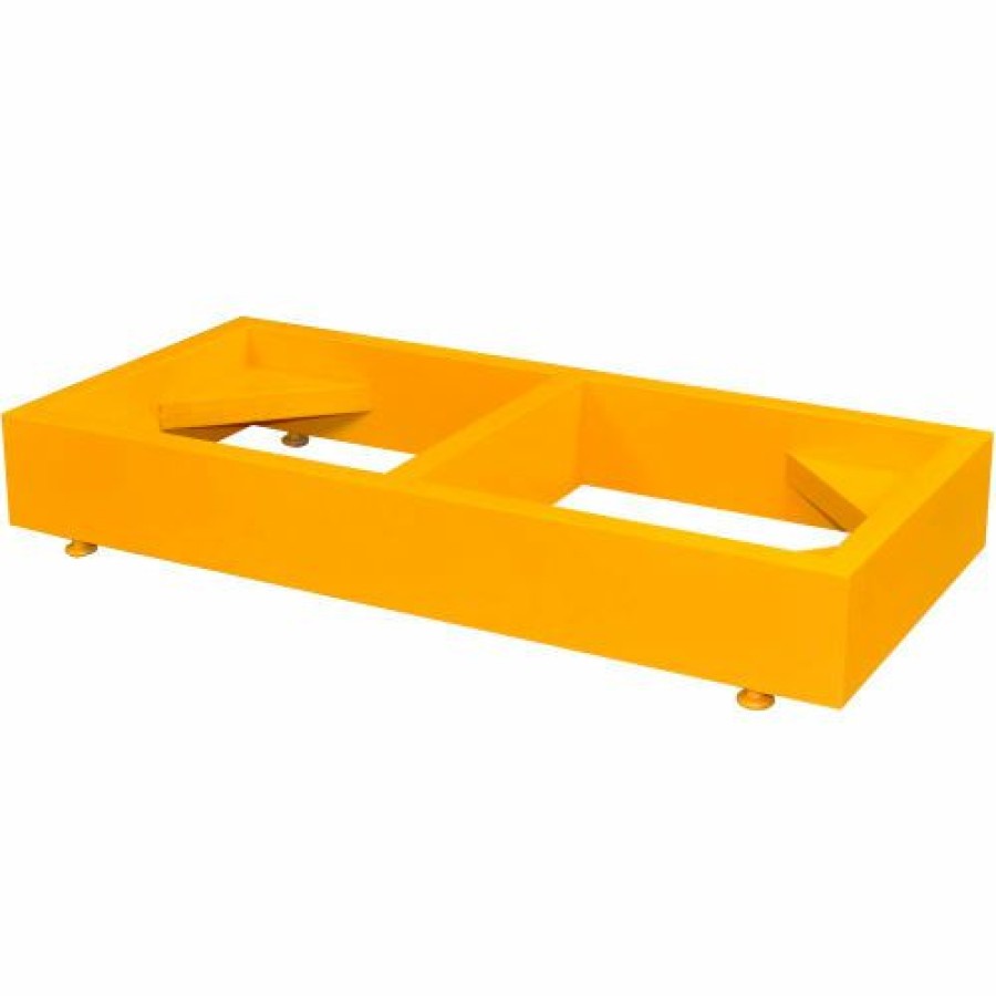 Liquid Storage Tanks * | Scimatco Floor Stand For Mini Stak-A-Cab Flammables Cabinet, Yellow