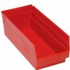 Containers & Organizers * | Plastic Nesting Storage Shelf Bin Qsb208 8-3/8"W X 17-7/8"D X 6"H Red Pkg Qty 10