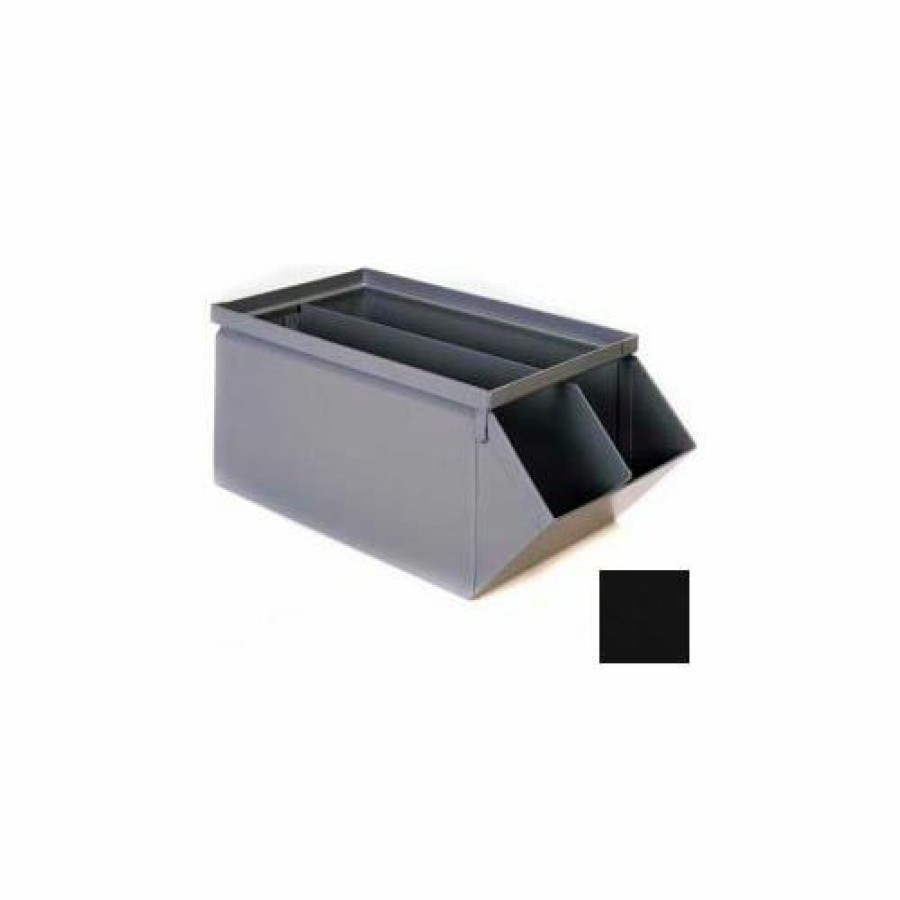 Containers & Organizers * | Stackbin Removable Divider For 12"W X 20-1/2"D X 9-1/2"H Steel Bins, Black