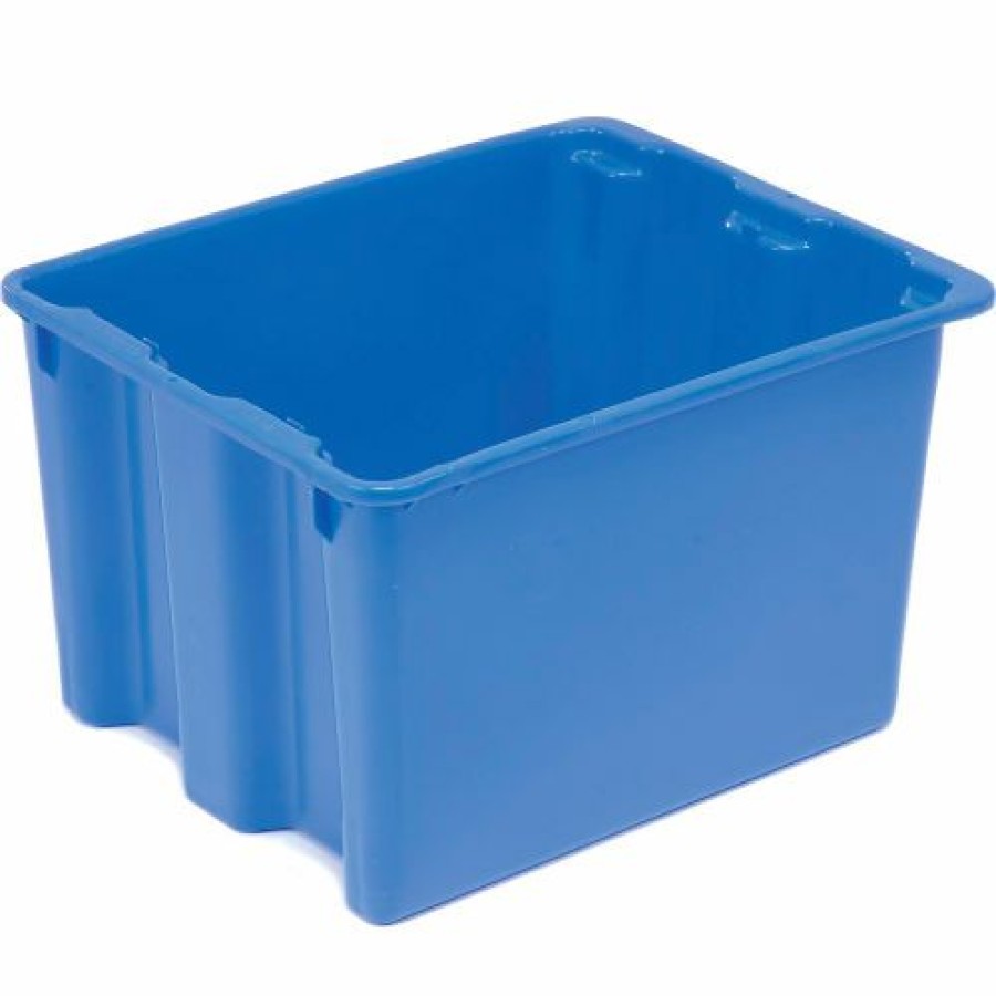 Containers & Organizers * | Lewisbins Sn2117-12 Polyethylene Container 21"L X 17"W X 12"H, Blue Pkg Qty 5