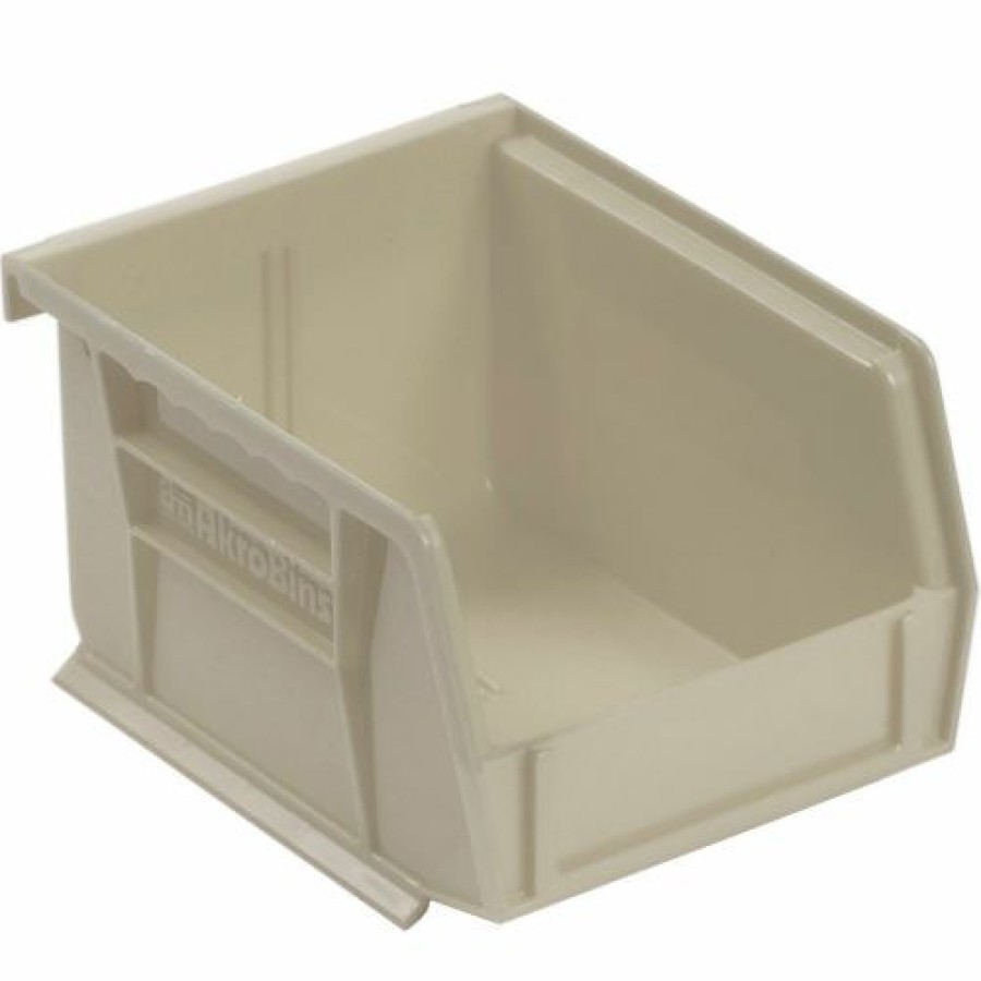 Containers & Organizers * | Akro-Mils Akrobin Plastic Stack & Hang Bin, 4-1/8"W X 5-3/8"D X 3"H, Stone Pkg Qty 24