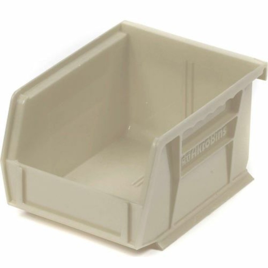 Containers & Organizers * | Akro-Mils Akrobin Plastic Stack & Hang Bin, 4-1/8"W X 5-3/8"D X 3"H, Stone Pkg Qty 24