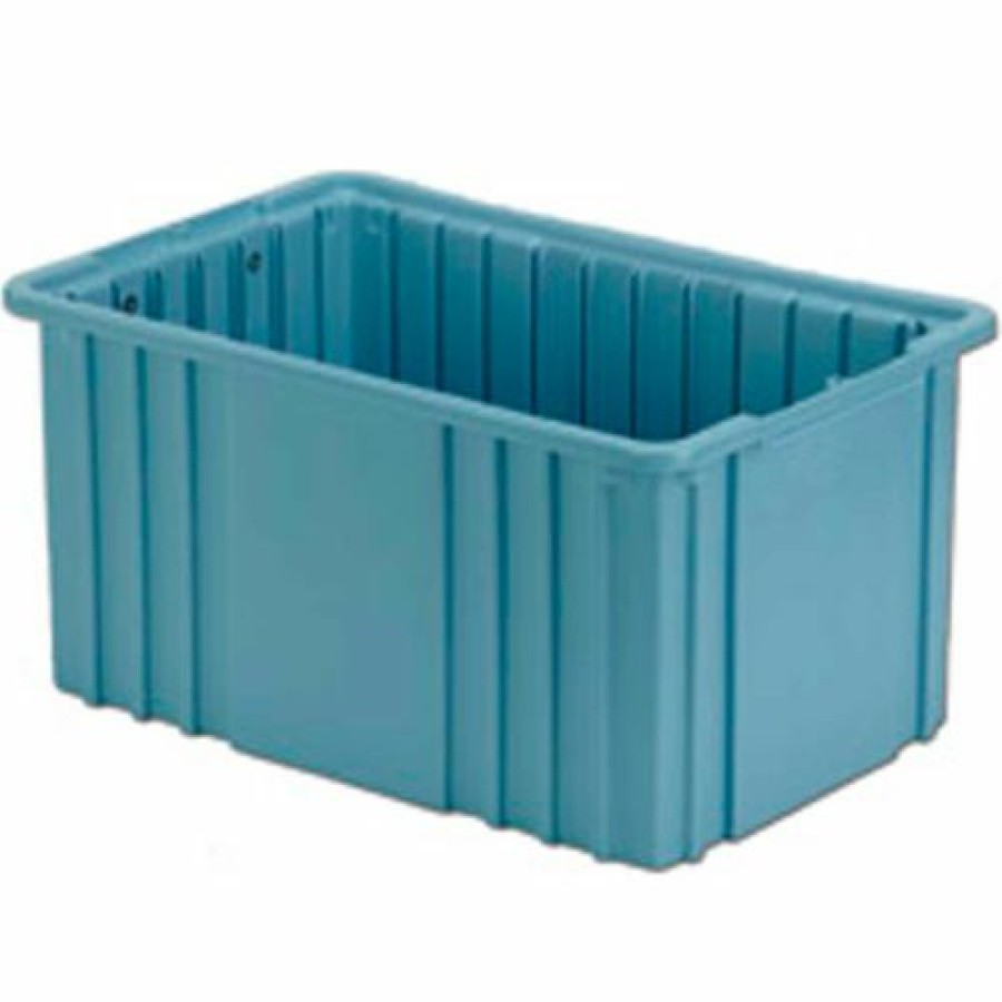 Containers & Organizers * | Lewisbins Divider Box Ndc2080 16-1/2" X 10-7/8" X 8", Light Blue Pkg Qty 6