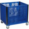 Containers & Organizers * | Global Industrial Easy Assembly Vented Wall Container Casters 39-1/4 X 31-1/2 X 34 Overall