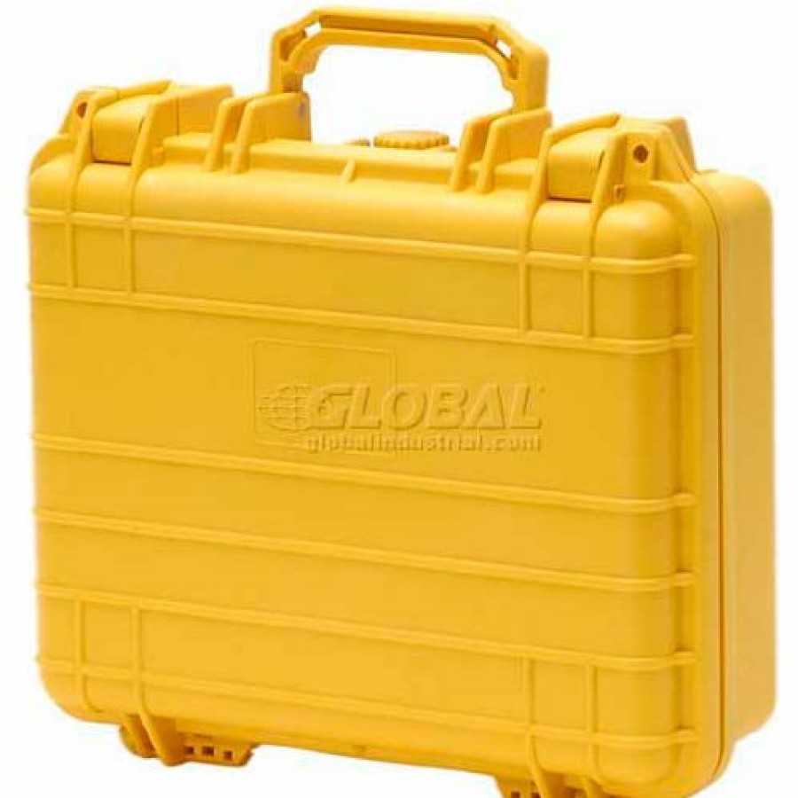 Containers & Organizers * | Tz Case Cape Buffalo Waterproof Utility Cases, Medium Case, 12"L X 9"W X 4-1/2"H, Yellow