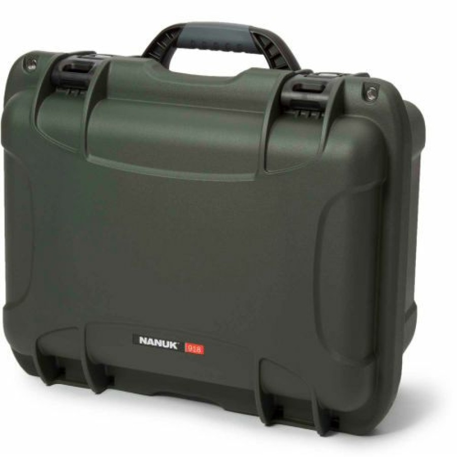 Containers & Organizers * | Nanuk 918 Series Airtight Watertight Case 918-0006 16-7/8"L X 12-7/8"W X 9-5/16"H Olive