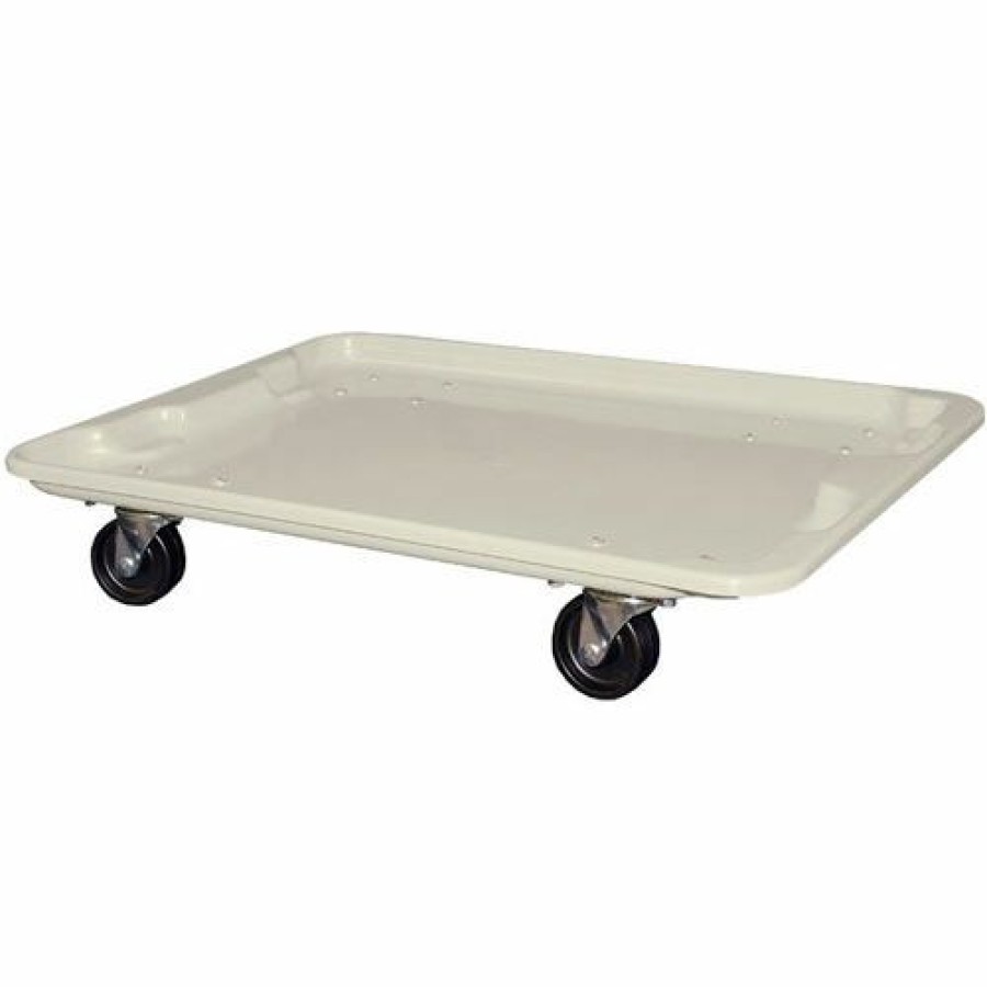 Containers & Organizers * | Mfg Tray Molded Fiberglass Toteline Dolly 780738 For 27-1/2 " X 20" X 14-1/8" Tote, White