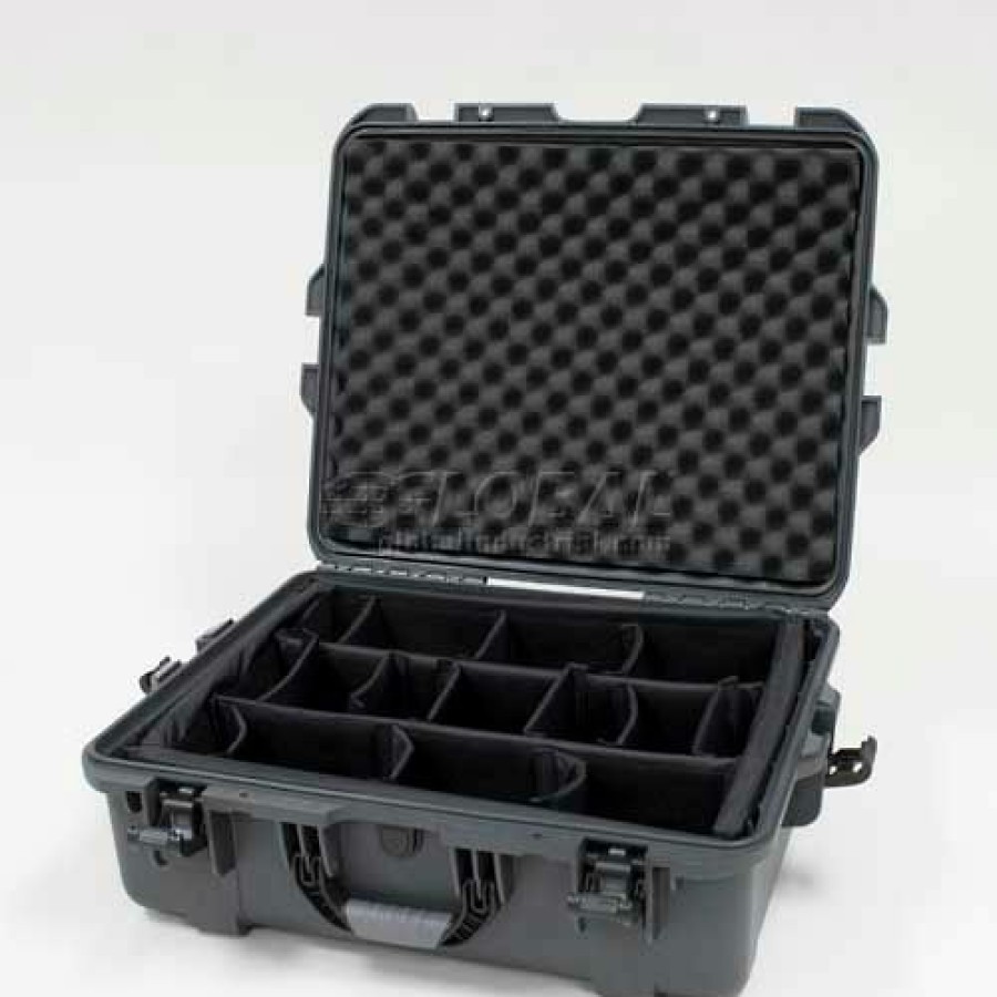 Containers & Organizers * | Nanuk 945 Case W/Padded Divider, 25-1/8"L X 19-7/8"W X 8-13/16"H, Graphite