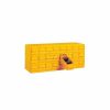 Containers & Organizers * | Equipto Cabinet W/18 Drawers, 34-1/8"W X 18"D X 13-5/8"H, Textured Safety Yellow