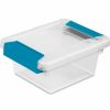 Containers & Organizers * | Sterilite Mini Clip Clear Storage Box With Latched Lid 19698606 6-5/8"L X 5"W X 2-3/4"H Pkg Qty 6