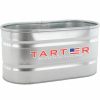 Containers & Organizers * | Tarter Farm & Ranch Tarter Galvanized Stock Tank 100 Gallon, 46-1/2 To 49-1/2"L To 22-1/2" To 25-1/2"W X 24"H