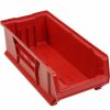 Containers & Organizers * | Quantum Storage Systems Quantum Plastic Hulk Stacking Bin, 11"W X 24"D X 7"H, Red Pkg Qty 4