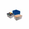 Containers & Organizers * | Quantum Storage Systems Quantum Quantub Nesting Tote Tub12419-9 24-1/2 X 19 X 9-1/2 Usda Fda Approved, Blue Pkg Qty 6