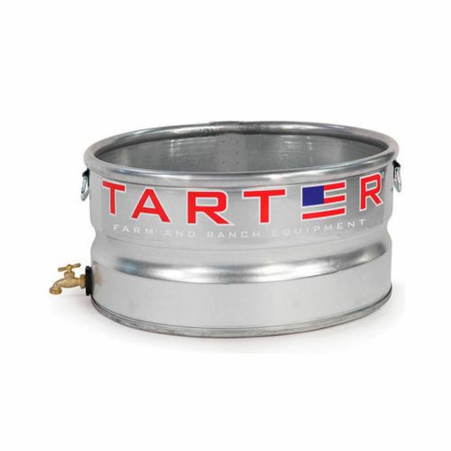 Containers & Organizers * | Tarter Farm & Ranch Tarter Galvanized Stock Tank 23 Gallon Gct21S 22"L X 22"W X 28"H