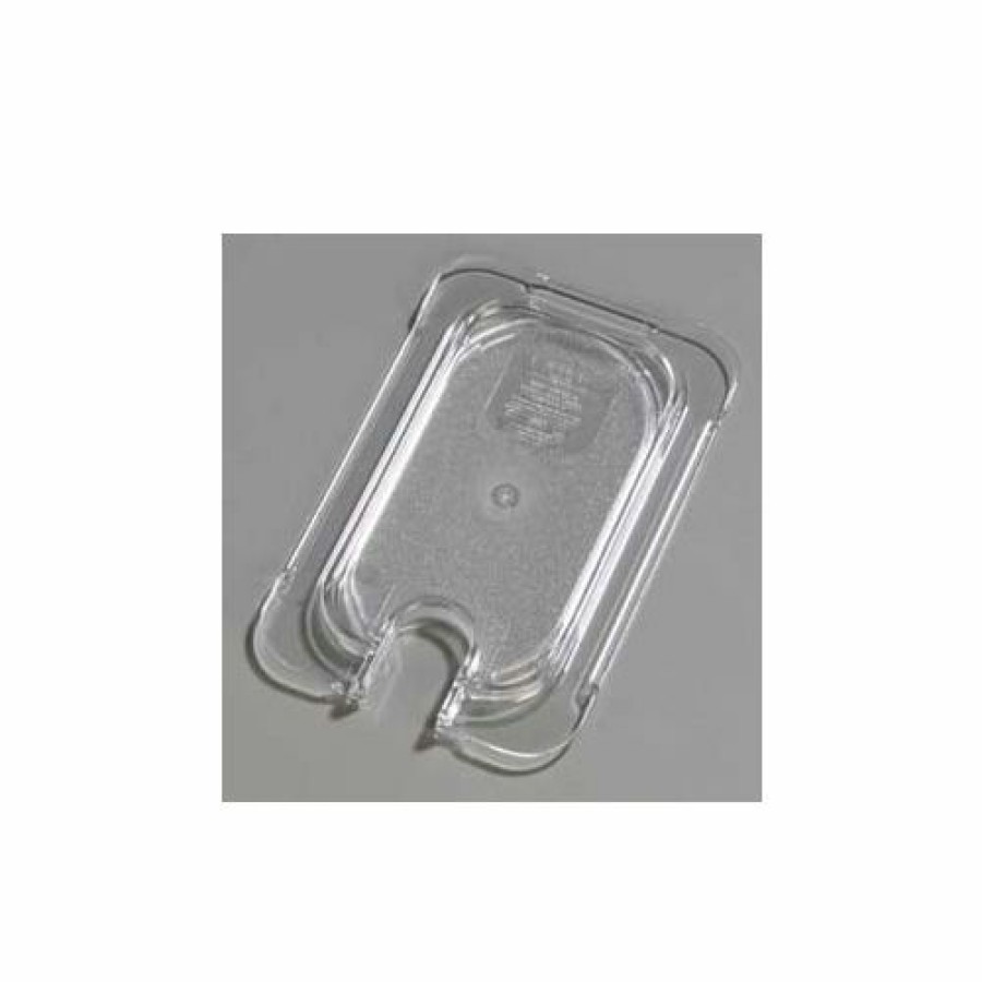 Containers & Organizers * | Carlisle 10337U07 Topnotch Universal Flat Notched Lid 6-3/4" X 4-1/4", Clear Pkg Qty 6