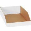 Containers & Organizers * | Global Industrial Open Top Corrugated Bin Boxes, 12"Wx18"Dx4-1/2"H, White Pkg Qty 50