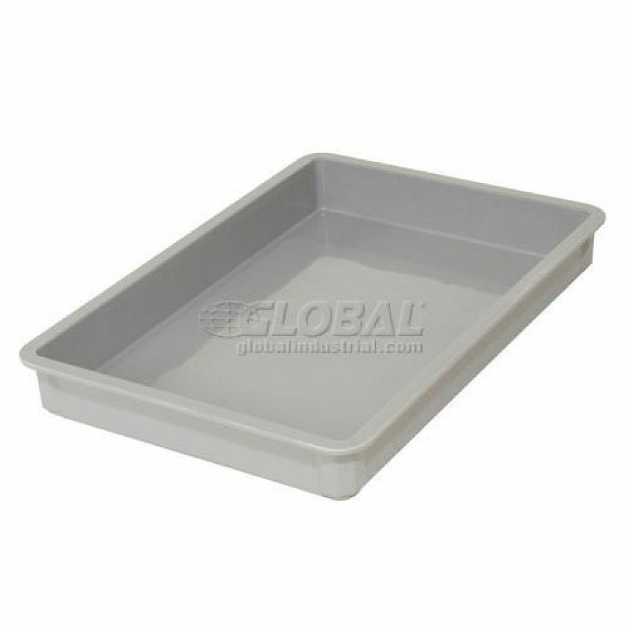 Containers & Organizers * | Mfg Tray Molded Fiberglass Toteline Stacking Tote 880008 25-3/4"L X 17-3/4"W X 6"H, Gray