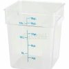 Containers & Organizers * | Winco Pcsc-18C Square Storage Container, 18 Qt, Clear, Polycarbonate Pkg Qty 12