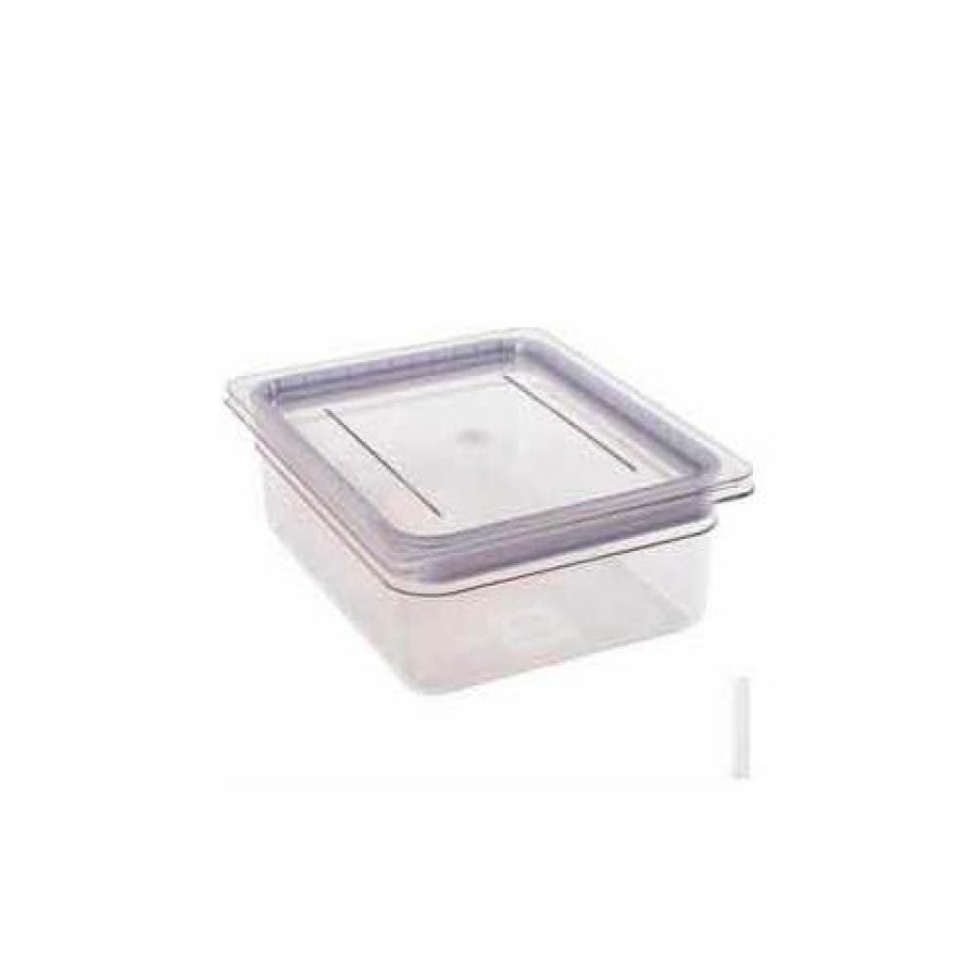 Containers & Organizers * | Cambro 30Cwgl135 Griplid , Fits Gn 1/3 Size Food Pan, 6-15/16 12-3/4, Stackable, Clear Pkg Qty 6