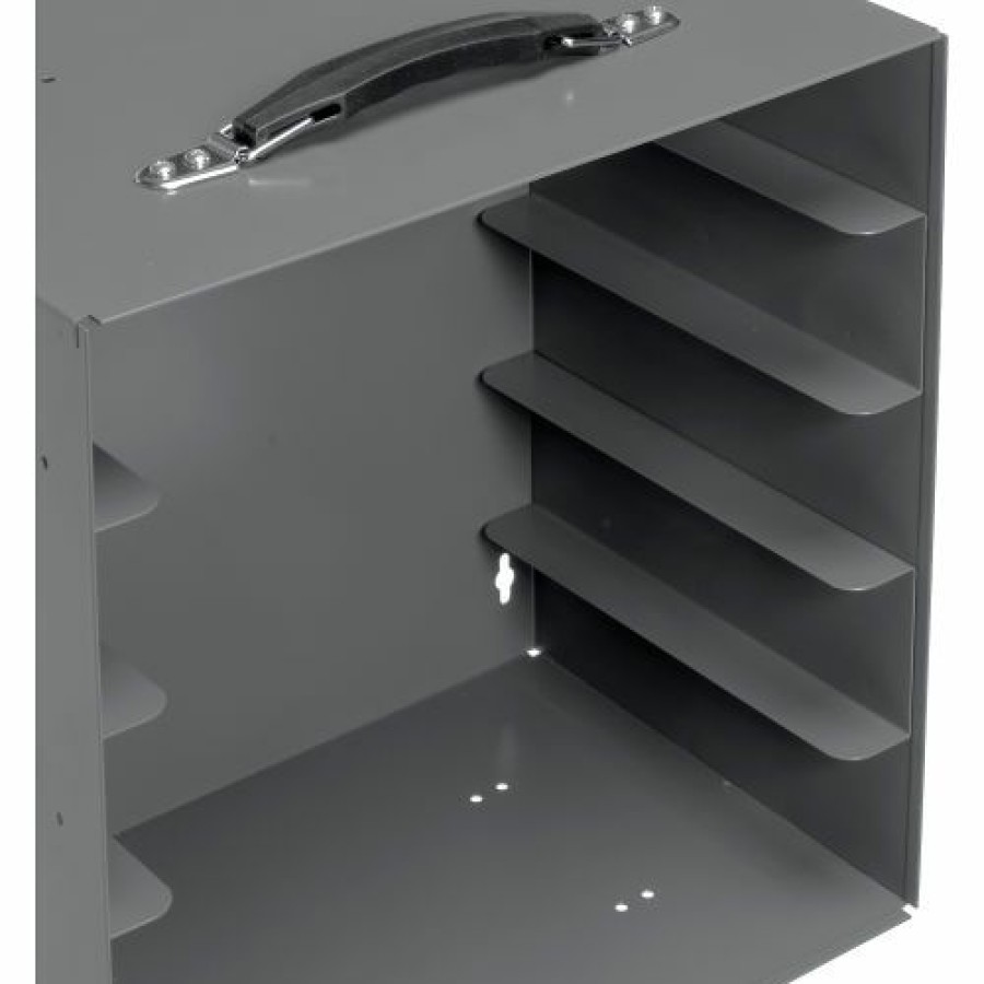 Containers & Organizers * | Durham Mfg. Durham Rack 291-95 For 2-5/16"H Large Plastic (Lp) Compartment Boxes Fits 5 Boxes