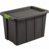 Containers & Organizers * | Sterilite 30 Gallon Latch & Carry Tuff1 Tote 1573V04 Flat Gray 29-7/8" X 19-3/4" X 18-1/8" Pkg Qty 4