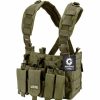 Containers & Organizers * | Barska Bi12794 Loaded Gear Vx-400 Tactical Chest Rig, Green