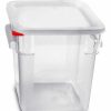 Containers & Organizers * | Araven 91854 Food Storage Container W/Lid, Polycarbonate, 8.4 Qt., Colorclip , Clear Pkg Qty 6