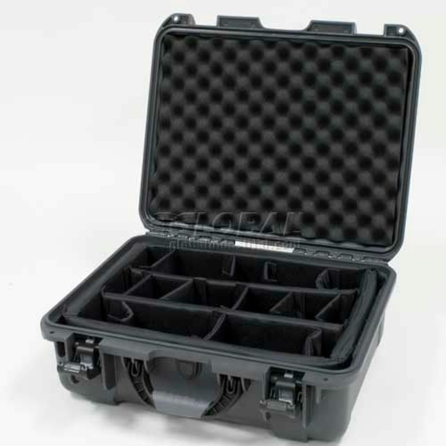 Containers & Organizers * | Nanuk 930 Case W/Padded Divider, 19-13/16"L X 16"W X7-5/8"H, Graphite