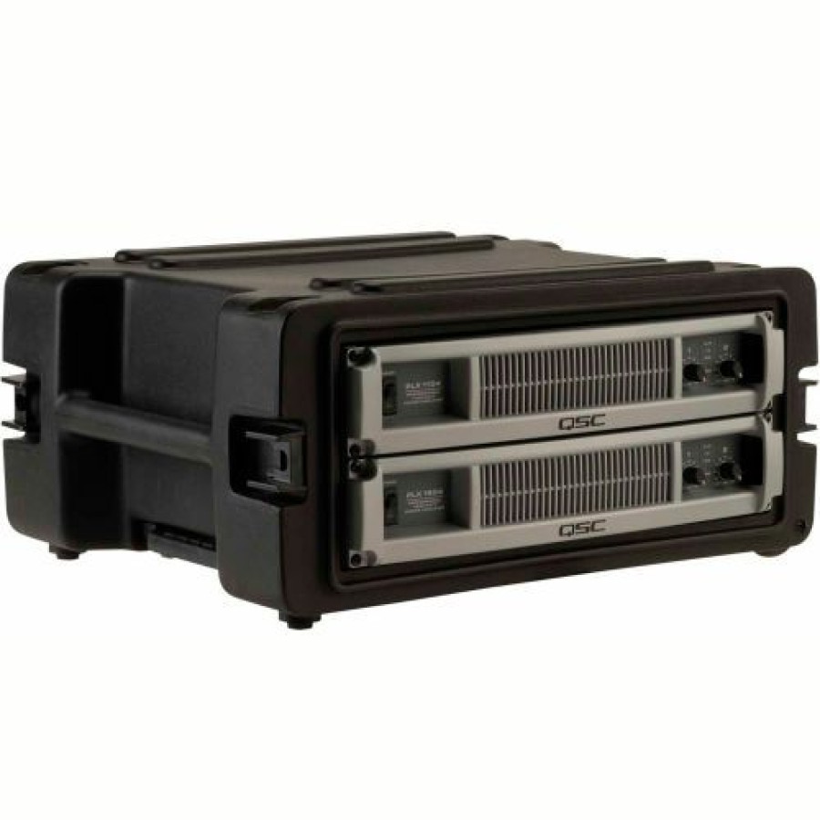 Containers & Organizers * | Skb Corporation Skb Cases 4U Roto Rolling Rack 1Skb-R4Uw Black, Keyed Lock, Water Resistant