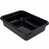 Containers & Organizers * | Quantum Storage Systems Quantum Bussing Tub, 22"L X 17"W X 5"H Flat Bottom Bus Box, Polypropylene, Black Pkg Qty 12