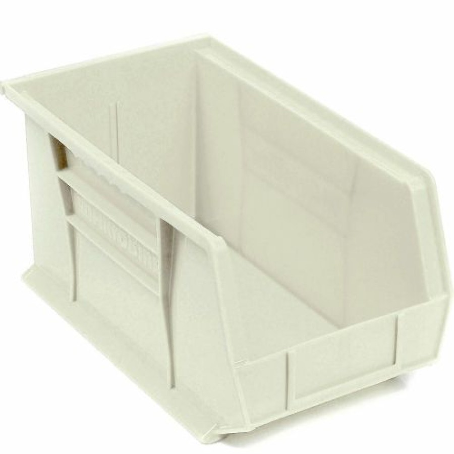 Containers & Organizers * | Akro-Mils Akrobin Plastic Stack & Hang Bin, 8-1/4"W X 14-3/4"D X 7"H, Stone Pkg Qty 12