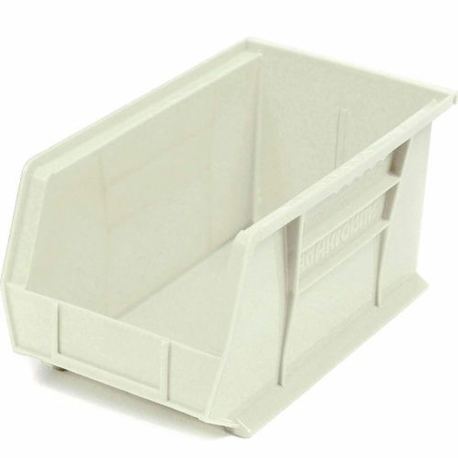 Containers & Organizers * | Akro-Mils Akrobin Plastic Stack & Hang Bin, 8-1/4"W X 14-3/4"D X 7"H, Stone Pkg Qty 12