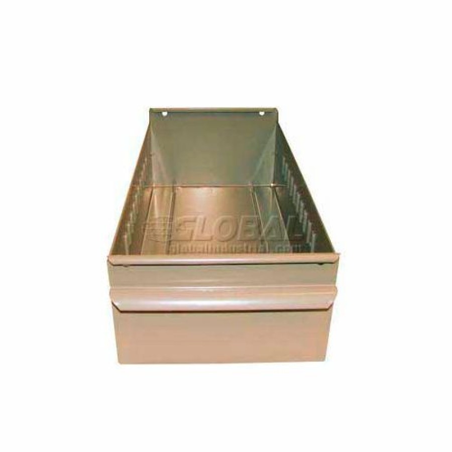 Containers & Organizers * | Equipto Individual Metal Shelf Drawer, 4-1/4"W X 17"D X 3-1/8"H, Textured Putty