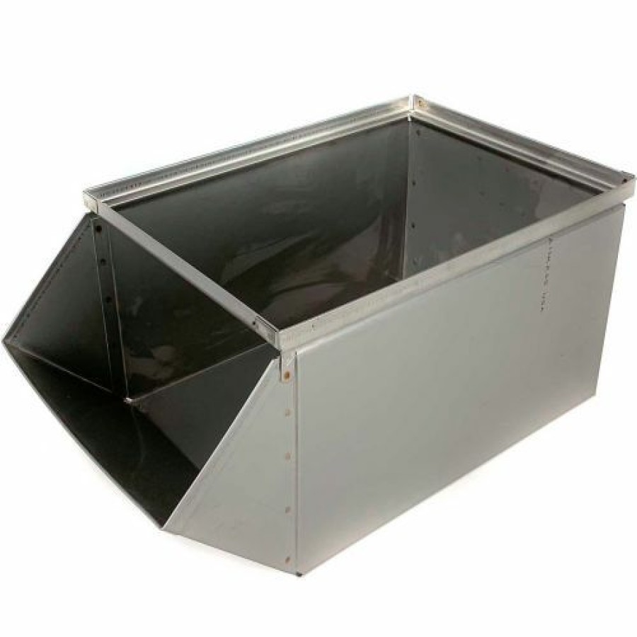 Containers & Organizers * | Stackbin Stainless Steel Stacking Hopper Front Container, 12"W X 20-1/2'D X 9-1/2"H