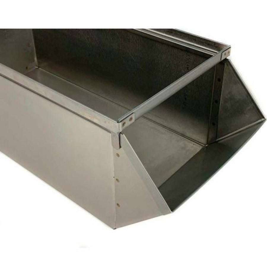 Containers & Organizers * | Stackbin Stainless Steel Stacking Hopper Front Container, 12"W X 20-1/2'D X 9-1/2"H