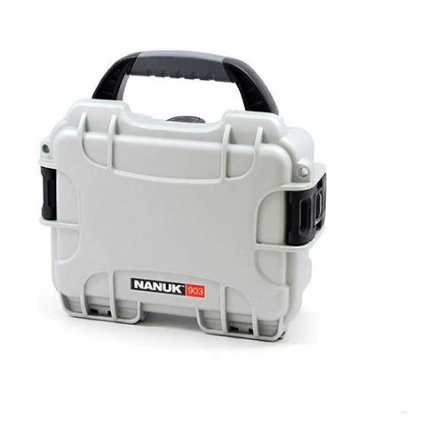 Containers & Organizers * | Nanuk 903-1005 903 Case W/Foam, 9.1"L X 6.8"W X 3.8"H, Silver