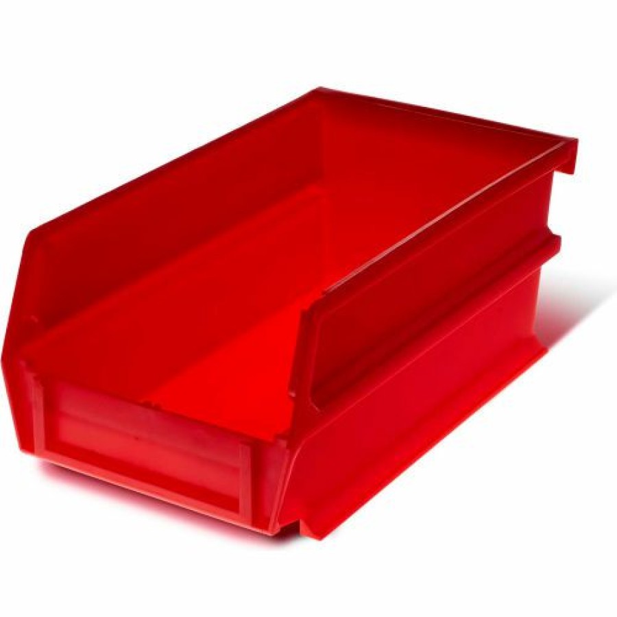 Containers & Organizers * | Triton Products Locbin Wall Storage, 3-220Rws, W/Rails, Medium, Red (26 Pc)