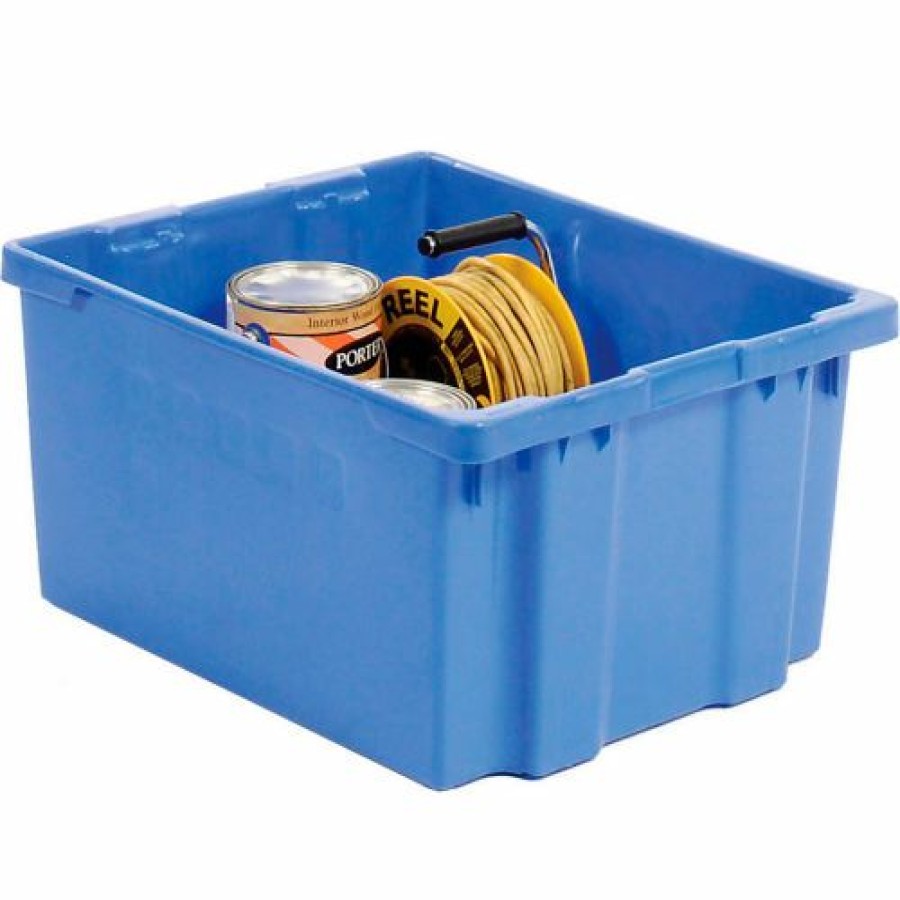 Containers & Organizers * | Lewisbins Sn3024-15 Polyethylene Container 30"L X 24"W X 15"H, Blue